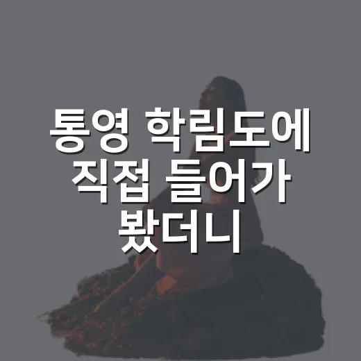 통영 학림도에 직접 들어가 봤더니, 조용한 섬은 배에서 내린 뒤부터 천천히 열렸다 - 요약