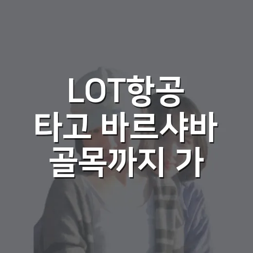 LOT항공 타고 바르샤바 골목까지 가봤더니, 공항보다 동네가 오래 남았다 - 요약