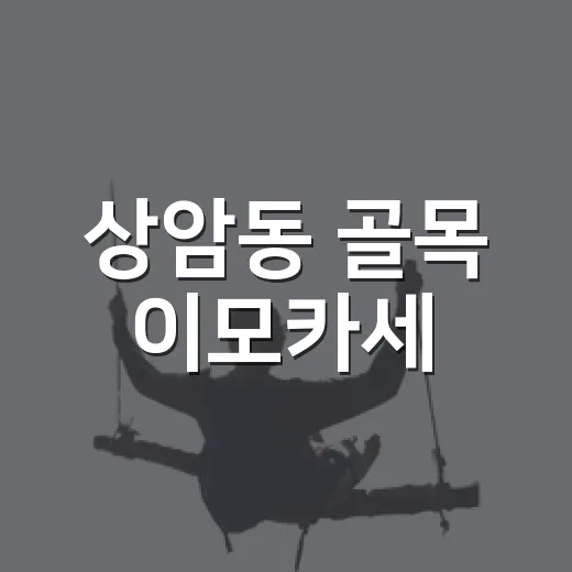 상암동 골목 이모카세, 퇴근길에 직접 앉아봤더니 - 요약