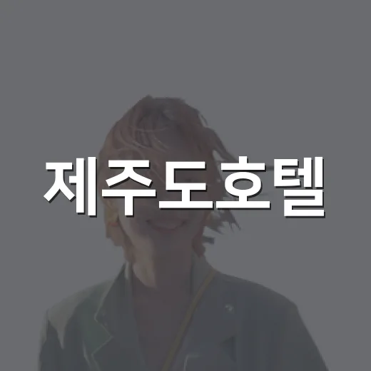 제주도호텔, 바다뷰보다 동네 골목 가까운 곳에 묵어봤더니 - 요약