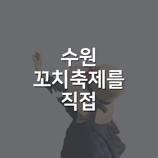수원 꼬치축제를 직접 경험해보니, 그곳의 숨은 매력이란 - 요약