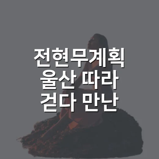 전현무계획 울산 따라 걷다 만난 골목의 진짜 표정 - 요약
