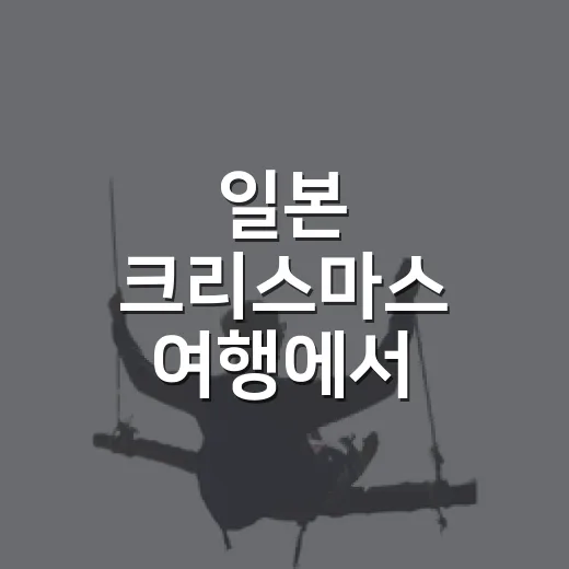 일본 크리스마스 여행에서 조용한 교토를 걸어봤다 - 요약
