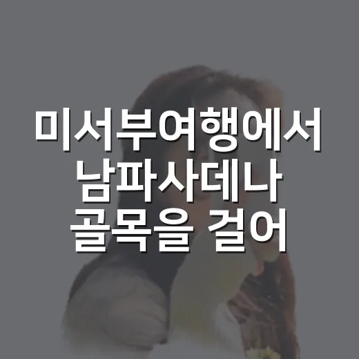 미서부여행에서 남파사데나 골목을 걸어봤더니 - 요약