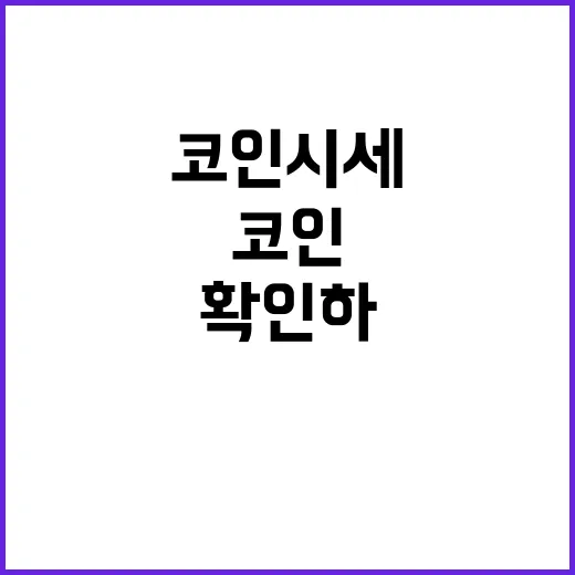 코인시세 확인하는 방법, 초보자가 숫자에 휘둘리지 않으려면 이렇게 - 요약