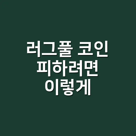 러그풀 코인 피하려면 이렇게 확인하세요: 초보자를 위한 체크 방법 - 요약