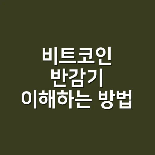 비트코인 반감기 이해하는 방법, 가격보다 먼저 봐야 할 것들 - 요약