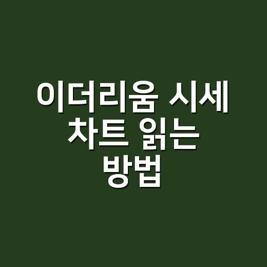이더리움 시세 차트 읽는 방법, 초보자가 먼저 볼 것들 - 요약