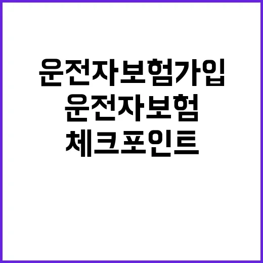 영업용운전자보험 가입하는 방법, 운전으로 돈 버는 분들이 먼저 볼 체크포인트 - 요약