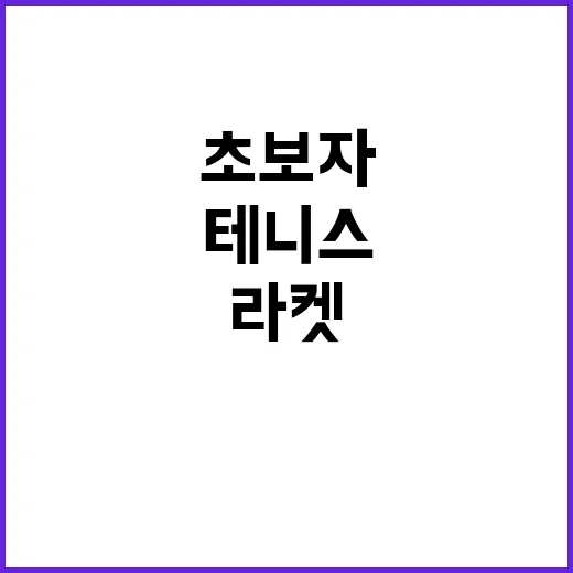 초보자가 테니스 시작하는 방법: 라켓 고르기부터 첫 레슨까지 - 요약