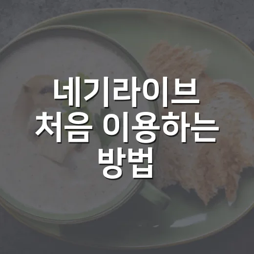 네기라이브 처음 이용하는 방법, 헷갈리는 부분만 쉽게 잡아드려요 - 요약
