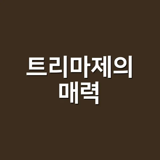 트리마제의 매력: 알아두면 좋은 정보 - 요약