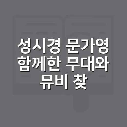 성시경 문가영 함께한 무대와 뮤비 찾아보는 방법 - 요약