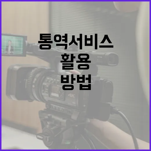 이사할 때 통역 서비스를 활용하는 방법 - 요약