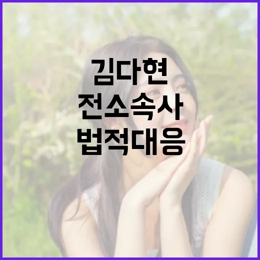 김다현 전 소속사와의 법적대응 과정을 이해하는 방법 - 요약