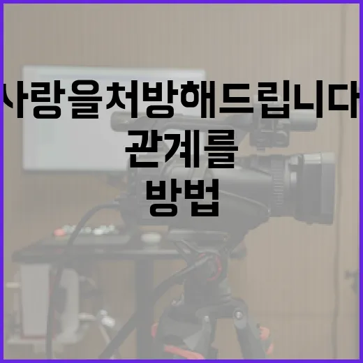 사랑을 처방해드립니다: 행복한 관계를 유지하는 방법 - 요약