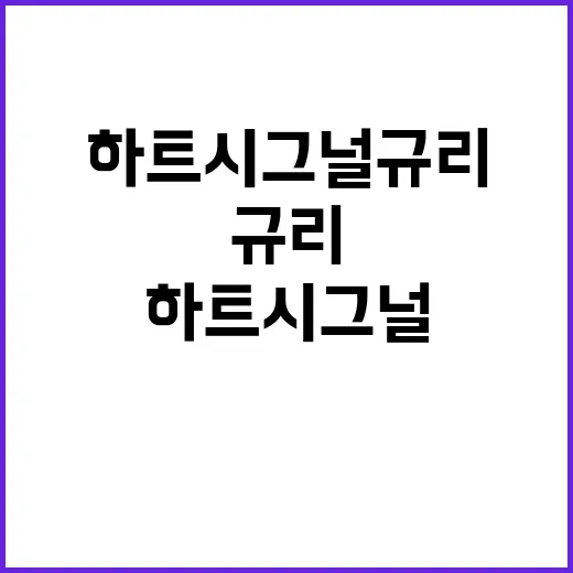 하트시그널 규리를 알아가는 방법 - 요약