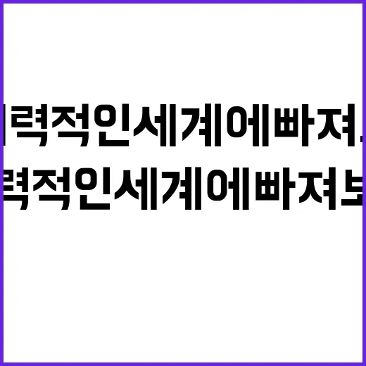 성세라, 그 매력적인 세계에 빠져보자 - 요약