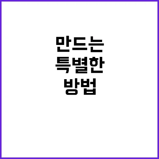 치하, 그 특별한 순간을 만드는 방법 - 요약