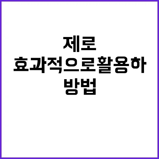 타이런트 제로: 효과적으로 활용하는 방법 - 요약