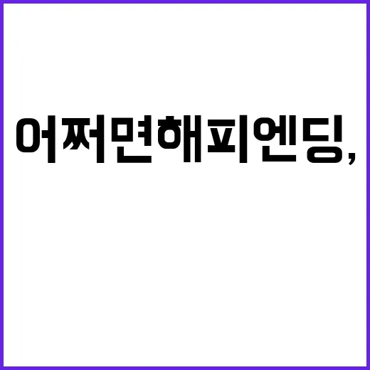 어쩌면 해피엔딩, 넷플릭스에서 더 특별한 이유 - 요약