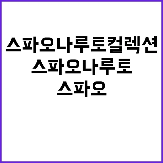 스파오 나루토 컬렉션, 어떻게 활용할까? - 요약