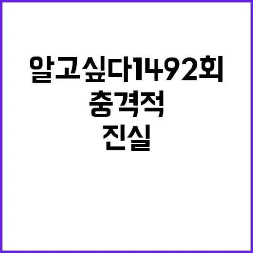 그것이 알고 싶다 1492회, 그 충격적 진실의 이면 - 요약