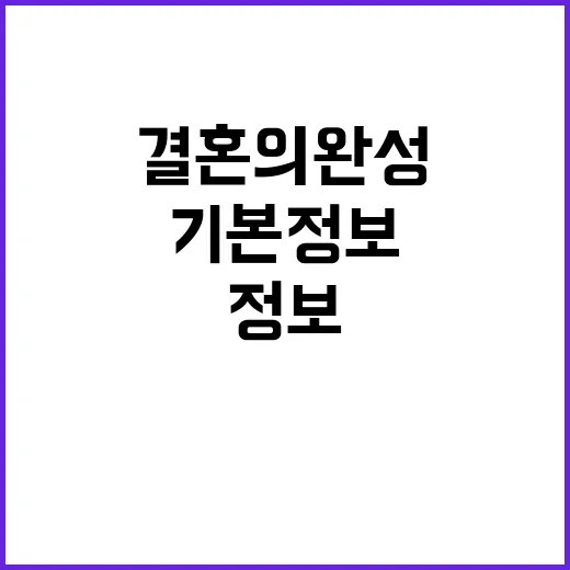 결혼의 완성: 행복한 결혼 생활을 위한 기본 정보 - 요약