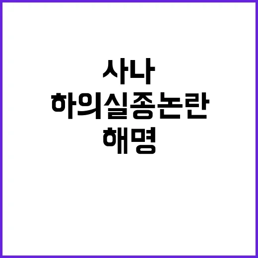 사나의 하의 실종 논란, 그녀의 해명과 진실은? - 요약
