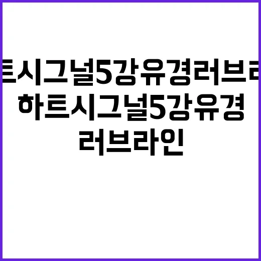 하트시그널5 강유경 러브라인 읽는 방법, 장면별 포인트로 따라가기 - 요약