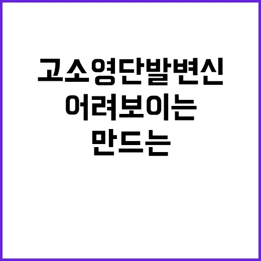 고소영 단발 변신처럼 어려 보이는 스타일 만드는 방법 - 요약