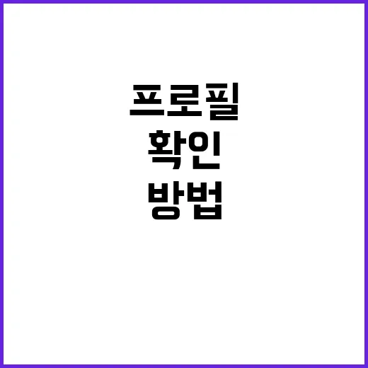 이루네 프로필 찾는 방법, 공개 정보 확인할 때 보는 순서 - 요약