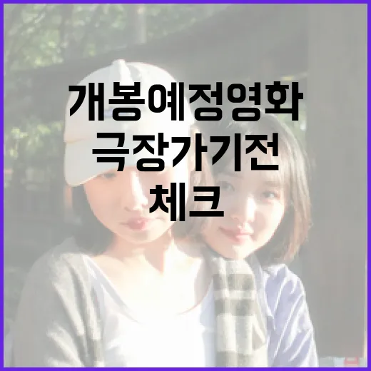 개봉예정영화, 극장 가기 전 뭐부터 체크해야 할까요? - 요약
