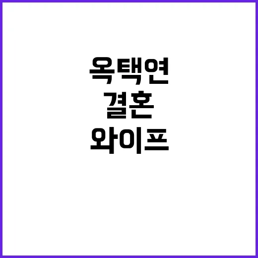 옥택연 와이프는 누구일까요? 결혼 소식에서 확인된 사실만 보면요 - 요약