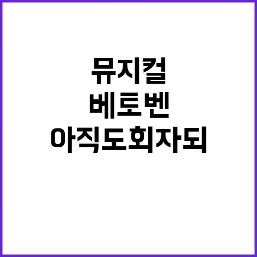 베토벤 뮤지컬, 왜 아직도 회자되고 있을까요? - 요약