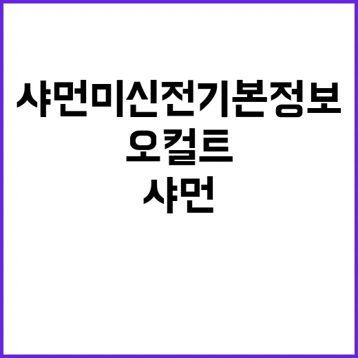 샤먼미신전 기본정보, 왜 오컬트 팬들이 먼저 찾고 있을까요? - 요약
