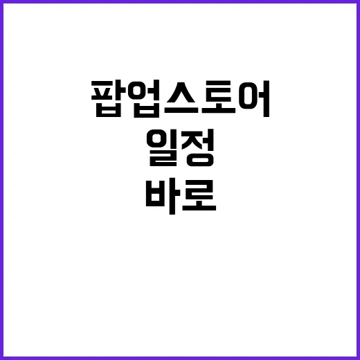 햄찌 팝업스토어, 지금 바로 가도 되는 일정일까요? - 요약