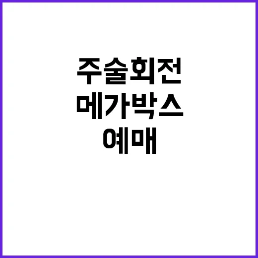 메가박스 주술회전 예매 전, 어떤 편을 먼저 봐야 할까요? - 요약