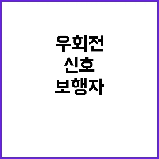 우회전 신호위반 피하는 방법, 빨간불과 보행자 기준 이렇게 보면 됩니다 - 요약