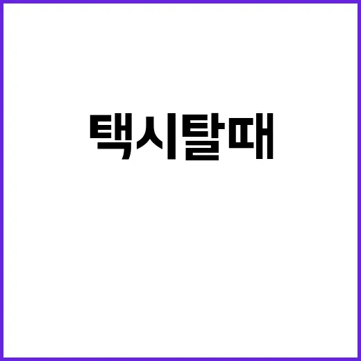 택시 탈 때 돈과 시간을 아끼는 방법, 초보자도 바로 쓰는 이용 팁 - 요약