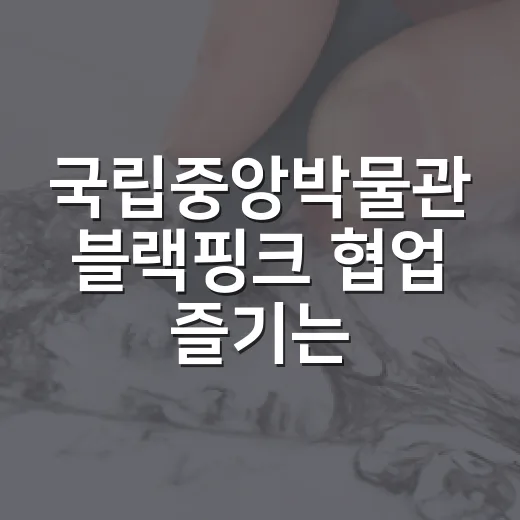 국립중앙박물관 블랙핑크 협업 즐기는 방법, 팬이 아니어도 재밌게 보는 포인트 - 요약