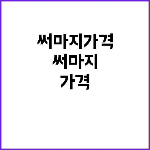 써마지 가격을 이해…