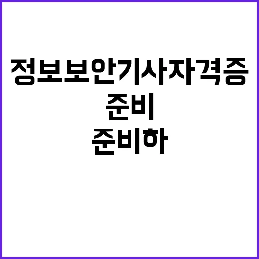 정보보안기사 자격증…