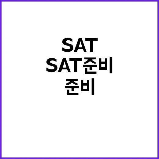 SAT 준비를 옆에서 지켜봤더니, 생각보다 먼저 막히는 건 문제집이 아니었다 - 요약