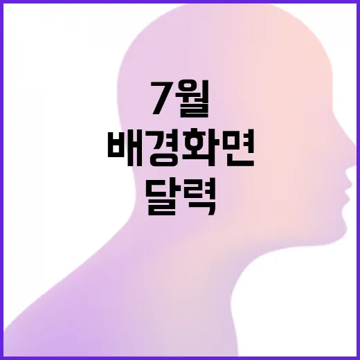7월 달력 배경화면 직접 만들어 써봤더니, 생각보다 중요한 건 날짜보다 여백이었다 - 요약