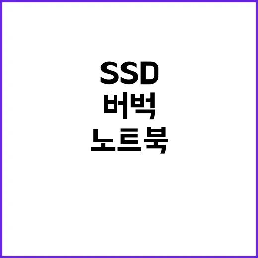 노트북이 버벅여서 SSD로 바꿔봤더니 생긴 진짜 변화 - 요약