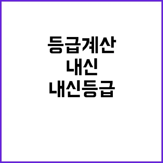 내신등급계산 직접 해봤더니, 생각보다 헷갈린 지점들 - 요약