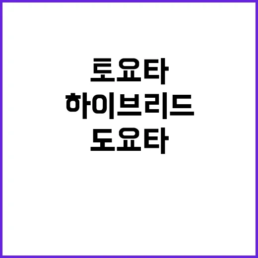 도요타 하이브리드, 막연히 좋다길래 직접 기준을 세워봤더니 - 요약