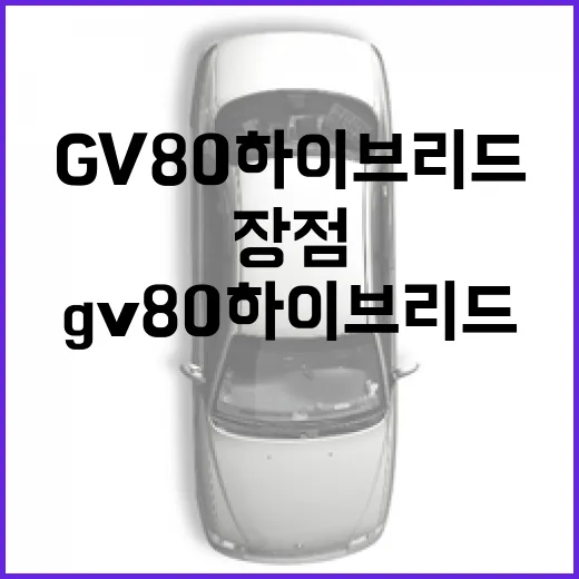 GV80 하이브리드를 선택하는 방법과 장점 - 요약