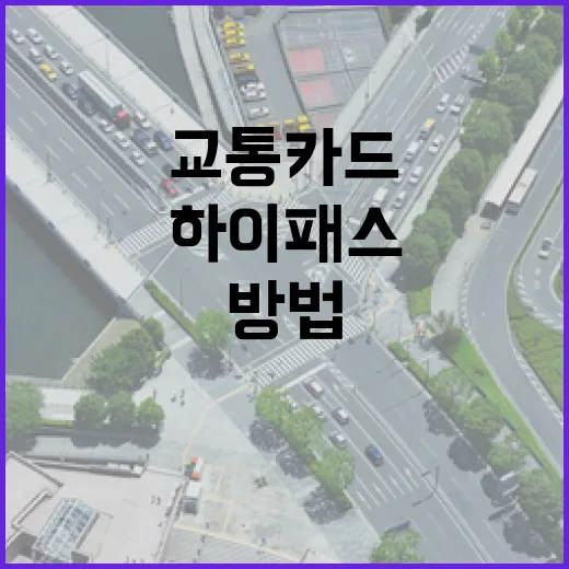 중고차 살 때 하이패스·교통카드 내역 확인하는 방법 - 요약